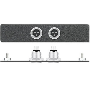 Изображения 2 х XLR 3-pin (M) / пайка, серый, 70-428-01