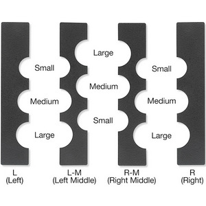 Органайзер кабельный 1-местный (по AAP) EXTRON черный, левый/средний Cable Pass-Through AAPs, 70-269-01