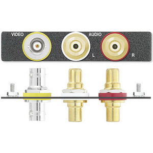 Изображения BNC (F/F) + 2RCA (F/F), серый с грав., 70-108-61