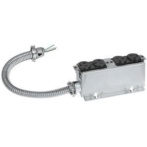 Изображения EXTRON США 20А 4 х розетка, "душевой шланг" с кабелем AVTrac 4AC US,70-799-09