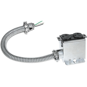 Изображения EXTRON США 20А 2 х розетка, "душевой шланг" с кабелем AVTrac 2AC US,70-799-08