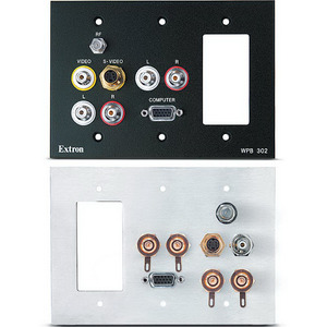 Изображения EXTRON компьтер, SV, CV, стерео аудио, F-Connector, черный WPB 302, 60-785-11