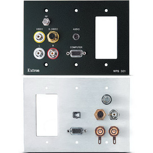 Изображения EXTRON компьтер, SV, CV, ст.аудио,F-Connector, окошко, черный WPB 301, 60-784-11