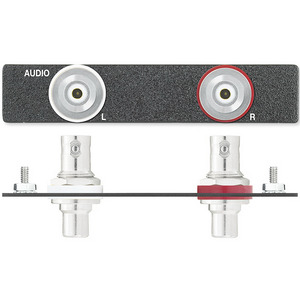 Изображения 2RCA (F) / 2BNC (F), RAL9010 с грав, 70-094-91