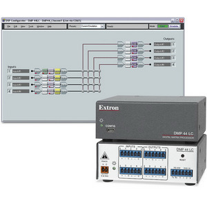 Коммутатор матричный аудио 4x4 с ProDSP процессором EXTRON DMP 44 LC, 60-1095-01