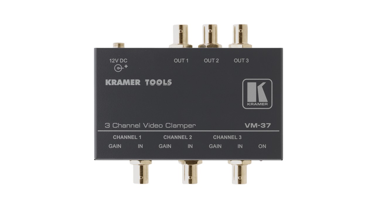 Восстановитель постоянной составляющей видеосигнала 3-канальный KRAMER VM-37