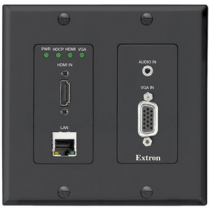 Передатчик HDMI, VGA, аудио и Ethernet по витой паре EXTRON XTP T UWP 202 черный, 60-1216-12