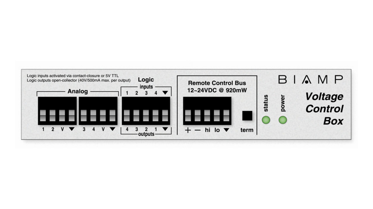 Блок для подключения аналоговых удаленных панелей BIAMP VCB