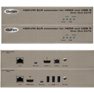 Комплект передачи по витой паре HDMI, USB GEFEN EXT-HDKVM-ELR