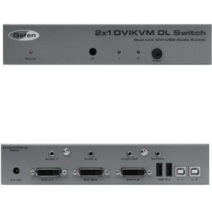 Коммутатор DVI+аудио+USB 2x1 GEFEN EXT-DVIKVM-241DL