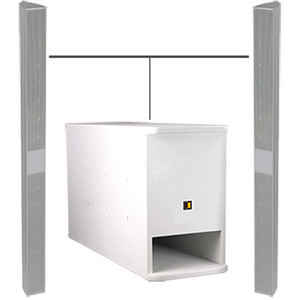 Изображения 2x100 W зв.колонны+100 W акт. сабвуфер (2 AXIR W + SX 408A/W) AUDAC CONGRESS 400/W