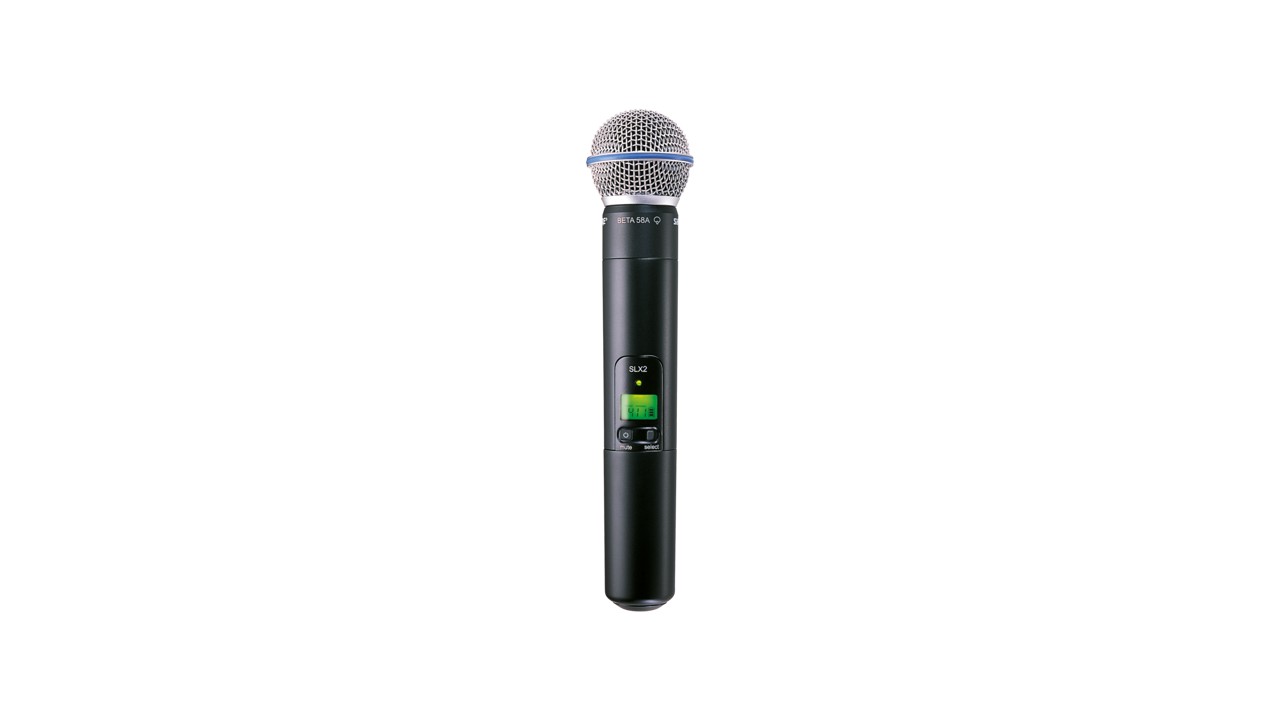 Передатчик ручной с капсюлем микрофона BETA 58 для системы SLX SHURE SLX2/BETA58 L4E 638 - 662 MHz