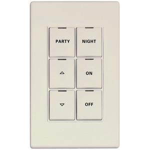 Изображения CRESTRON CNX-B6-W-T (6 клавиш, белая)