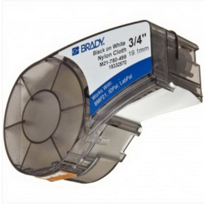 Изображения BRADY полиэстер, черные буквы на белом, 3/4" (6.4 м), M21-750-423