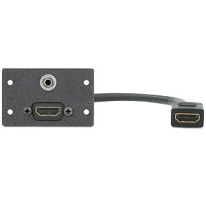 Интерфейс EXTRON MAAP. Адаптер 2-местный HDMI(F) + 3,5 мм Jack, белый, 70-1018-03