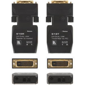 Комплект для передачи по оптике DVI Dual Link KRAMER 616R/T