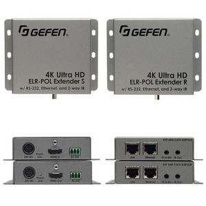 Комплект передачи по витой паре HDMI, Ethernet, RS-232, IR GEFEN EXT-UHD-CAT5-ELRPOL