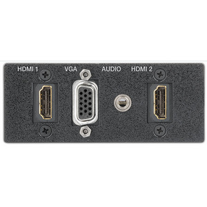 Интерфейс EXTRON AAP. Адаптер 2-местный HDMI (2), VGA, аудио, черный, 70-1076-32