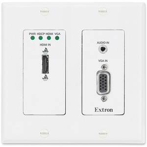 Передатчик HDMI, VGA и аудио по витой паре EXTRON XTP T UWP 202 4K NL белый, 60-1530-13