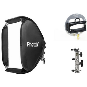 Изображения PHOTTIX 82526 - Софтбокс Phottix Transfolder Deluxe 60x60cm