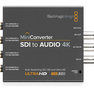 Скан-конвертер BLACKMAGIC DESIGN Mini Converter - Audio to SDI 4K, CONVMCAUDS4K