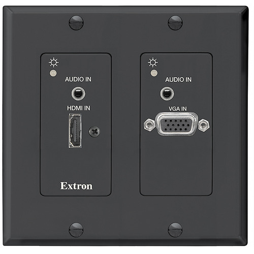 Передатчик HDMI, VGA и аудио по витой паре EXTRON DTP T UWP 4K 232 D черный, 60-1755-12
