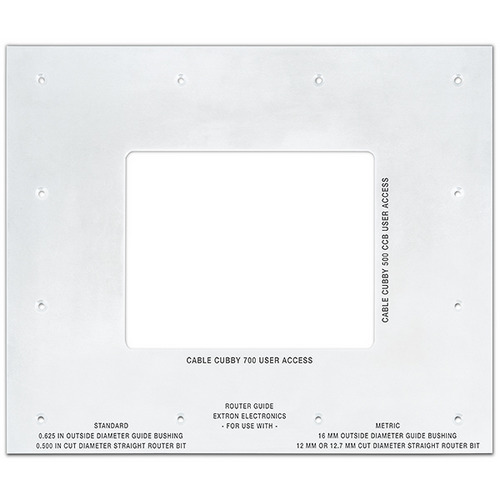 Шаблон разметочный EXTRON Cable Cubby 500 CCB & 700, 70-1049-80