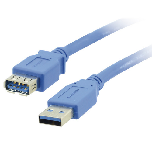 Кабель USB-A (вилка) - USB-A (розетка) KRAMER C-USB3/AAE-3