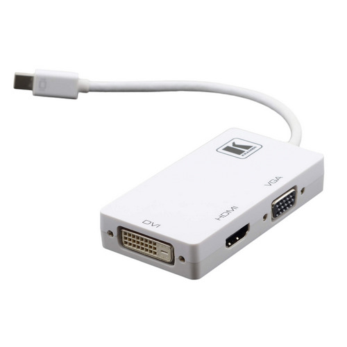 Адаптер Mini DisplayPort (вилка) - DVI, HDMI, VGA (розетка) KRAMER ADC-MDP/M1
