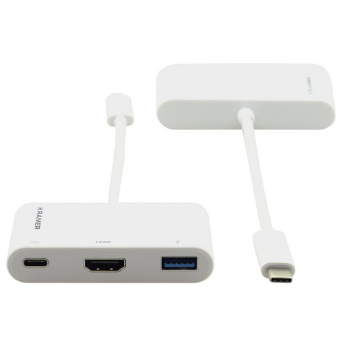 Адаптер USB-C (вилка) - HDMI, USB-A, USB-C (розетка) KRAMER ADC-U31C/M2