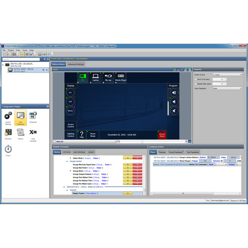 Изображения EXTRON Global Configurator Plus и Global Configurator Professional, 79-544-01