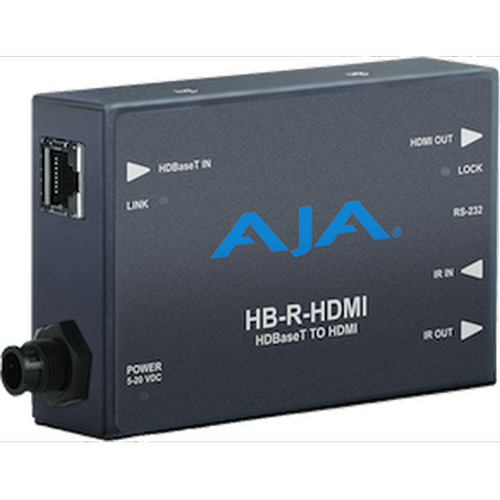 Приемник по витой паре HDMI, RS -232, ИК AJA HB-R-HDMI