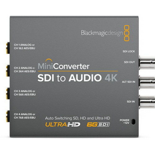 Скан-конвертер BLACKMAGIC DESIGN Mini Converter - SDI to Audio 4K, CONVMCSAUD4K