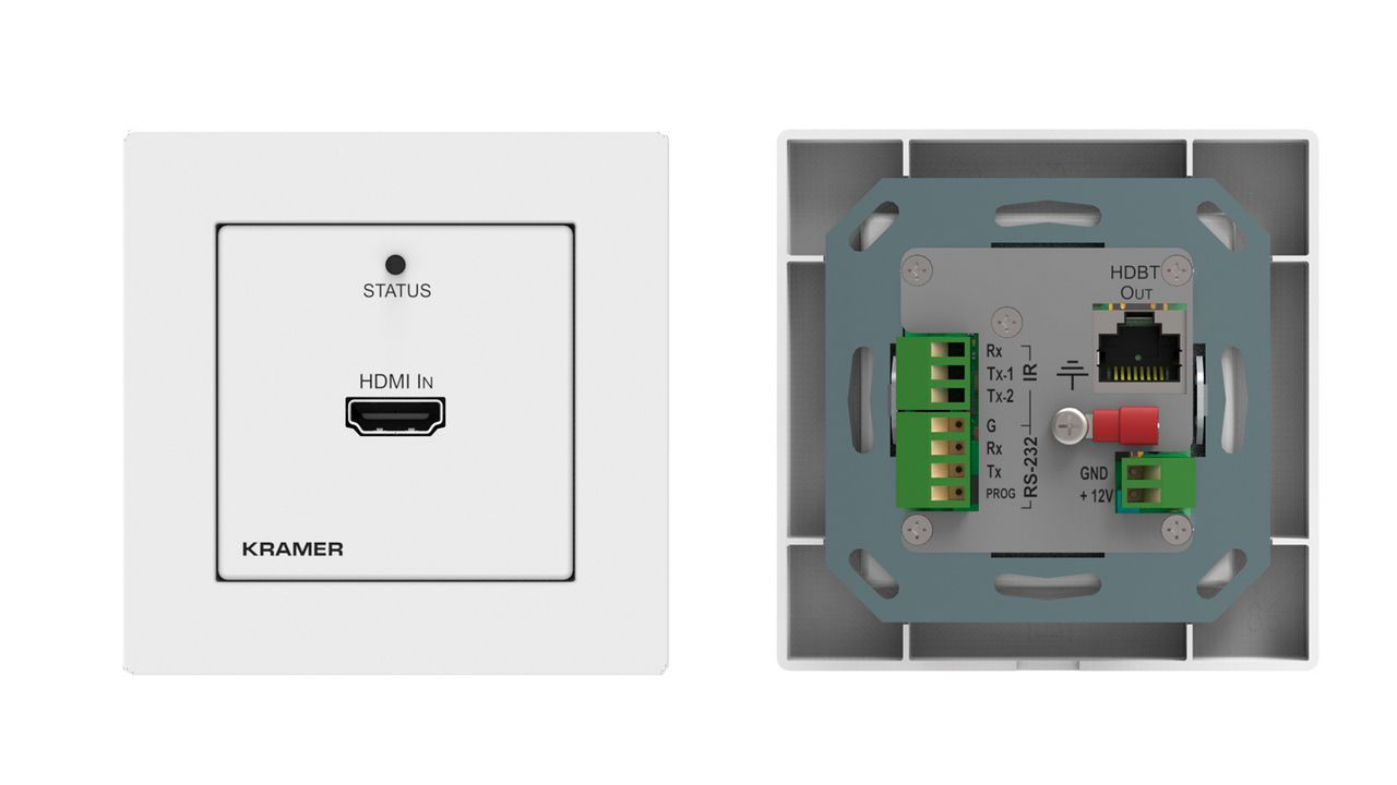 Приемник по витой паре HDMI, RS -232, ИК KRAMER WP–789T/EU–80/86(W)