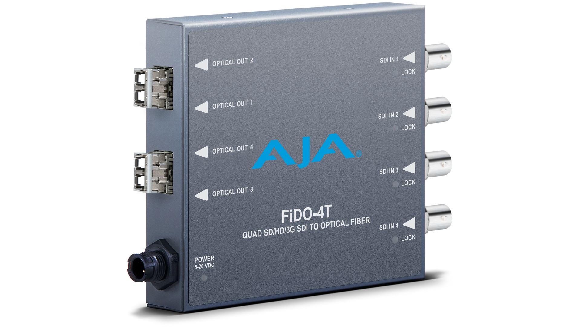 Передатчик по оптике 3G HD-SDI AJA FiDO-4T-MM
