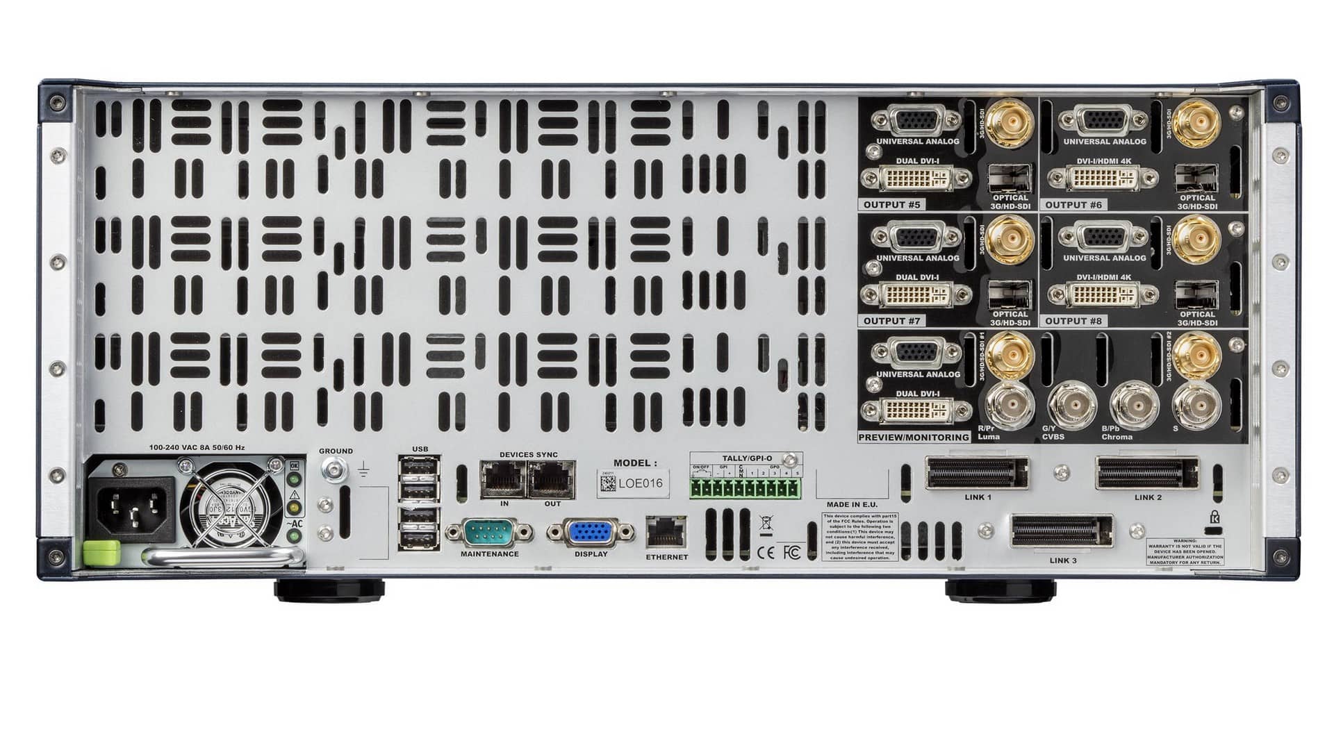 Изображения ANALOG WAY LiveCore Output Expander 16-4K, LOE016-4K