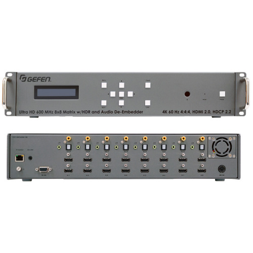 Матричный коммутатор HDMI 8x8 GEFEN EXT-UHD600A-88