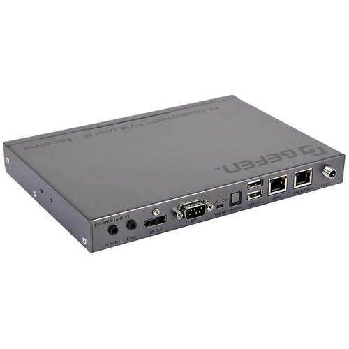 Приемник по IP-сети DisplayPort, USB, ИК, RS-232 и аудио GEFEN EXT-DPKA-LANS-RX