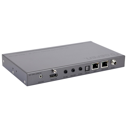 Приемник по IP-сети HDMI, RS -232, ИК и аудио GEFEN EXT-UHD-LANS-RX