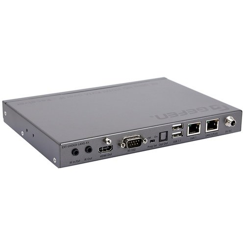 Приемник по IP-сети HDMI, USB, ИК, RS-232 и аудио GEFEN EXT-UHDKA-LANS-RX
