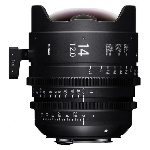 Изображения SIGMA High Speed Zoom Line, 14mm T2 Canon EF mount с метрической шкалой