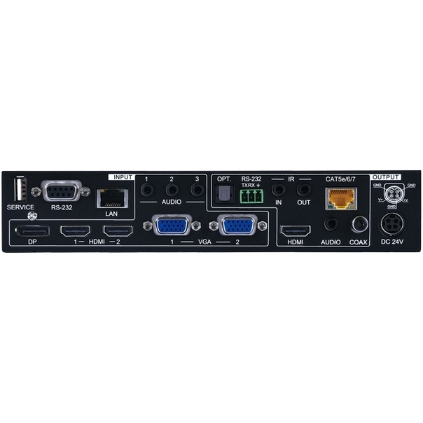 Масштабатор HDMI, DP, VGA, аудио в HDMI, HDBaseT, стереоаудио CYPRESS CSC-5501TX