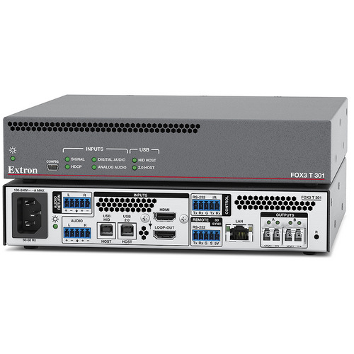 Передатчик по оптике HDMI+аудио+RS232+IR+USB+3DSync EXTRON FOX3 T 301 SM Uncompressed, 60-1522-14