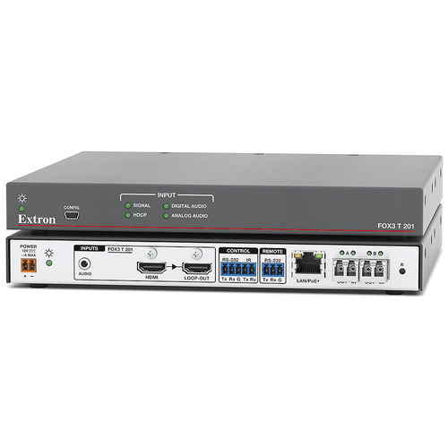 Передатчик по оптике HDMI+аудио+RS232+IR EXTRON FOX3 T 201 SM Losless, 60-1600-12