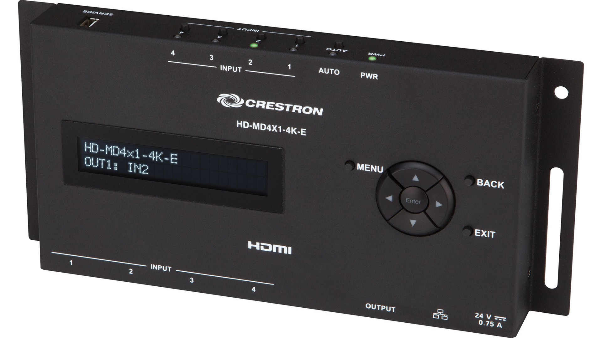 Коммутатор 4K HDMI 4x1 CRESTRON HD-MD4X1-4K-E