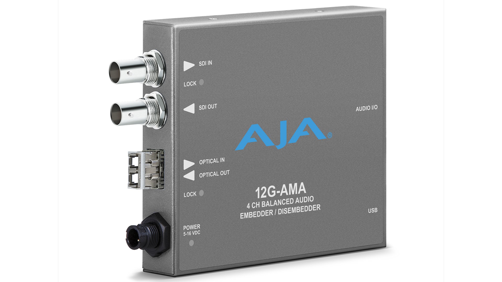 Эмбеддер/деэмбеддер аудио в/из 12G-SDI AJA 12G-AMA-R