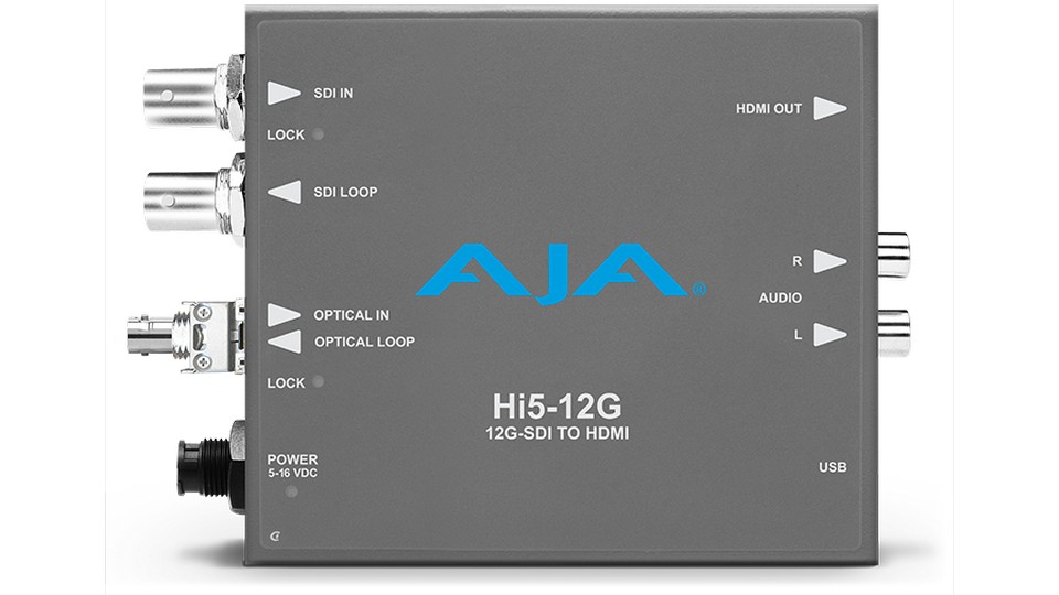 Преобразователь HD-SDI в HDMI AJA HI5-12G-R-ST