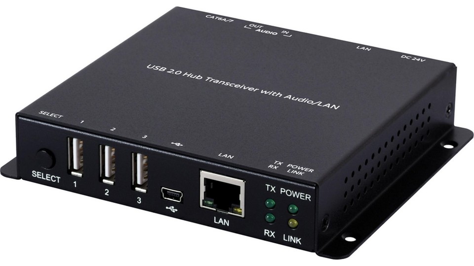 Приемопередатчик по витой паре USB, Ethernet и аудио CYPRESS CH-701TR