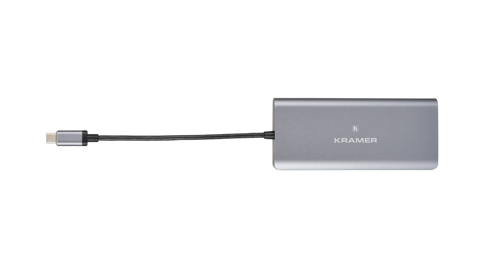 Адаптер USB-C (вилка) - HDMI, RJ-45, SD, USB-A, USB-C (розетка) KRAMER KDock-2