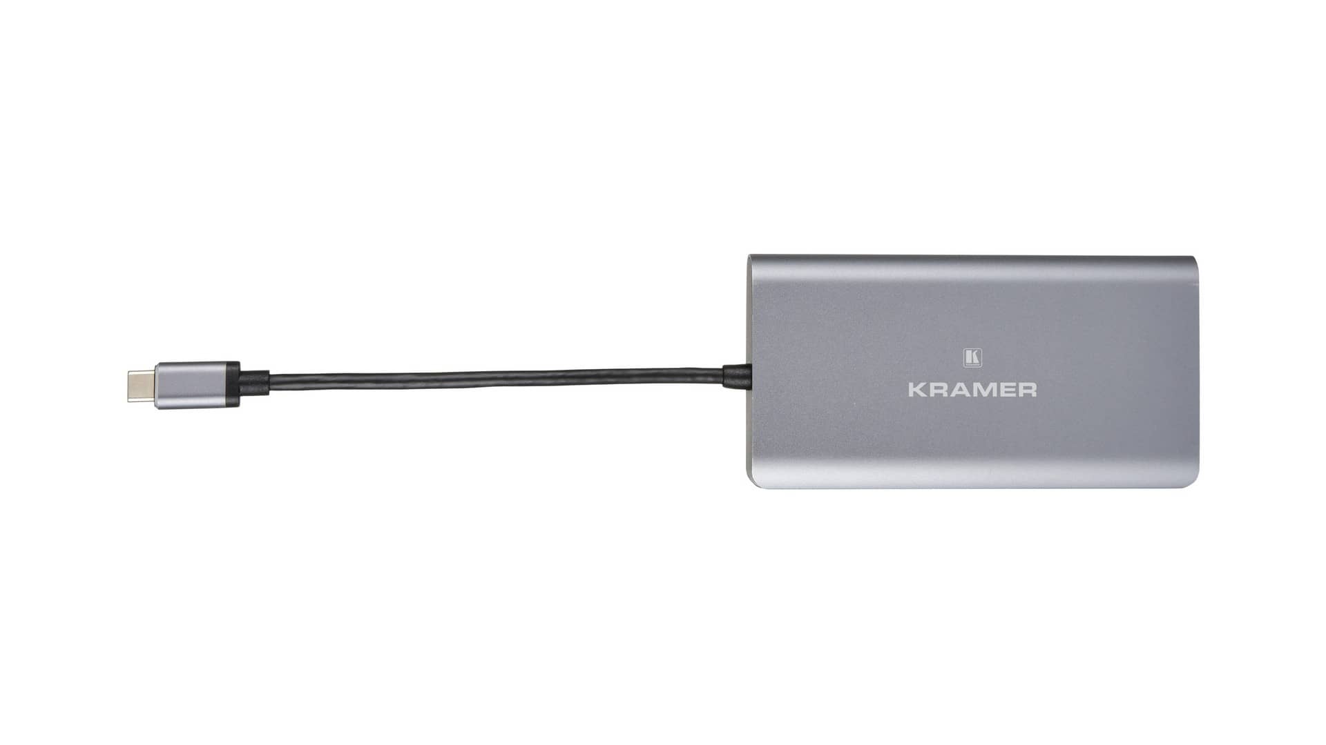 Адаптер USB-C (вилка) - HDMI, DisplayPort, RJ-45, SD, USB-A, USB-C (розетка) KRAMER KDock-3